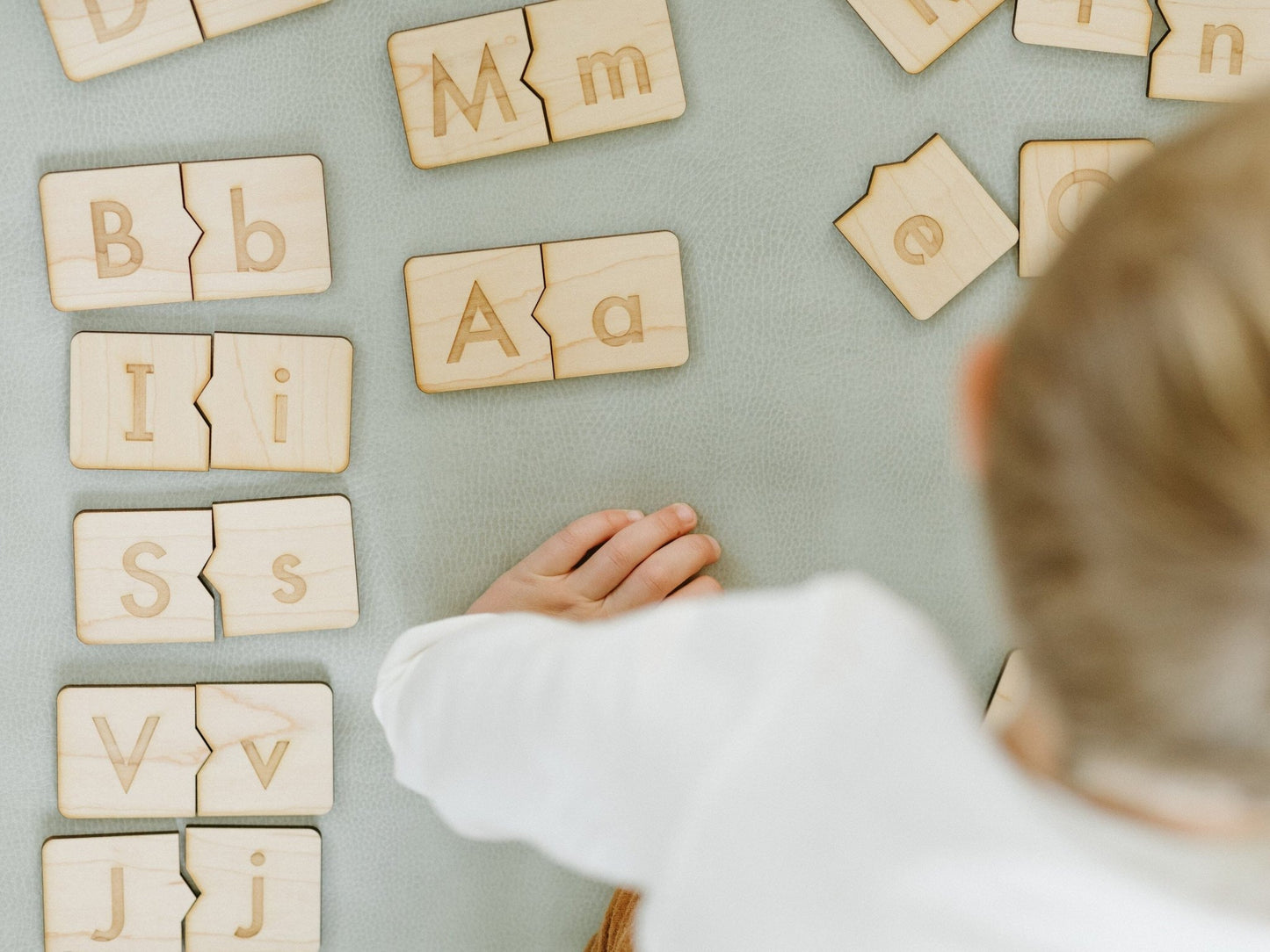 Gladfolk - Wooden Alphabet Puzzle • Uppercase & Lowercase Matching Game