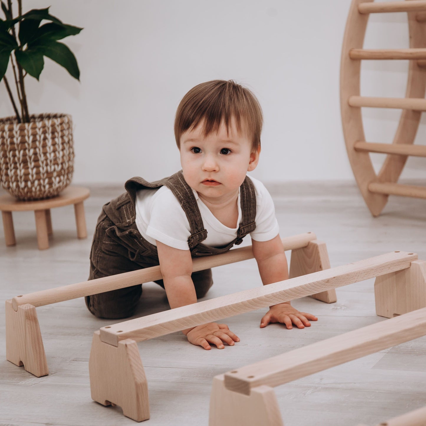Wooden Balance Beam Set Balance Board 