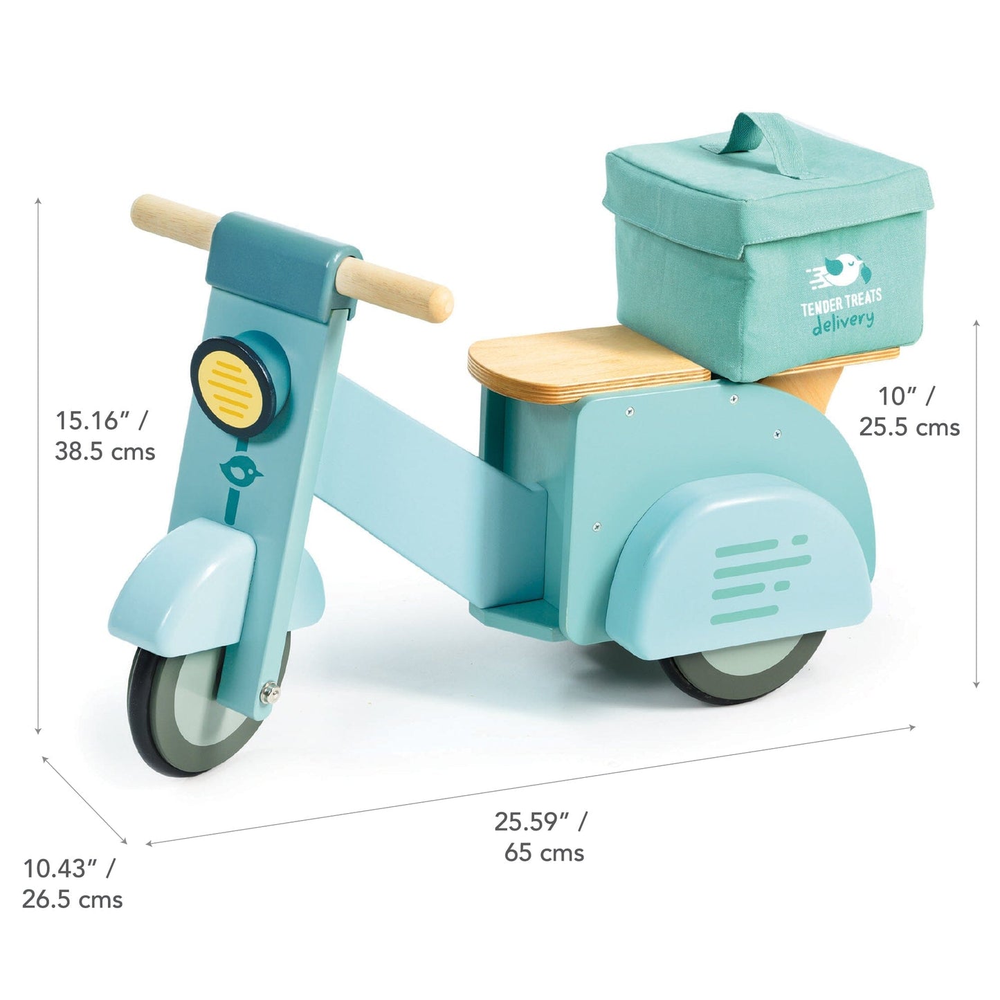 Wooden Delivery Scooter 
