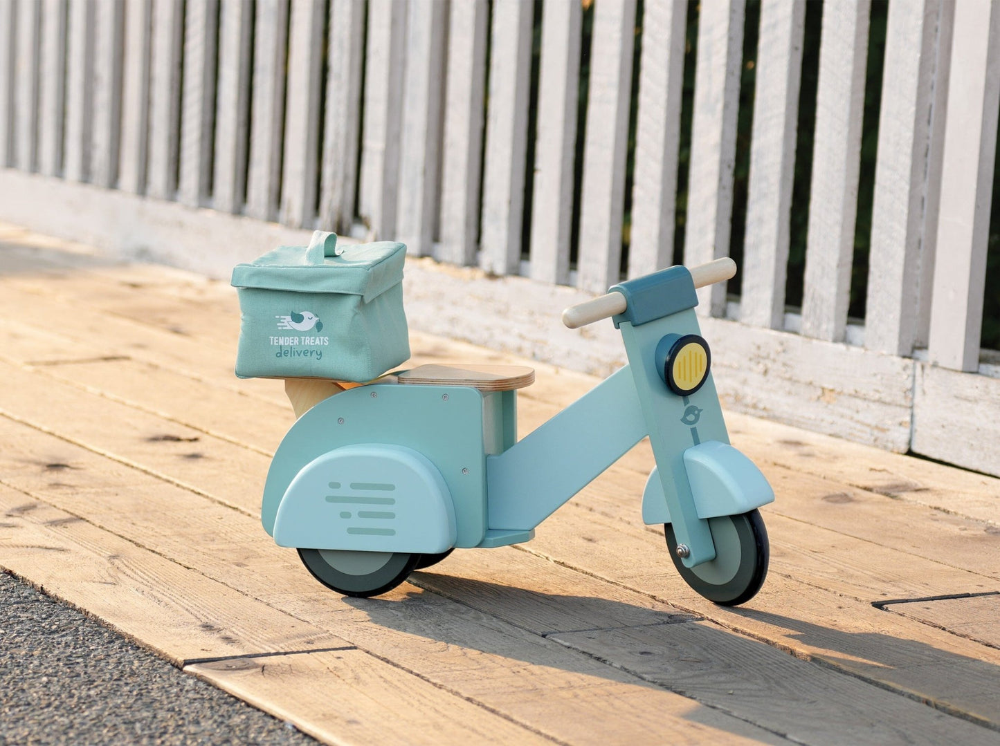 Tender Leaf - Wooden Delivery Scooter