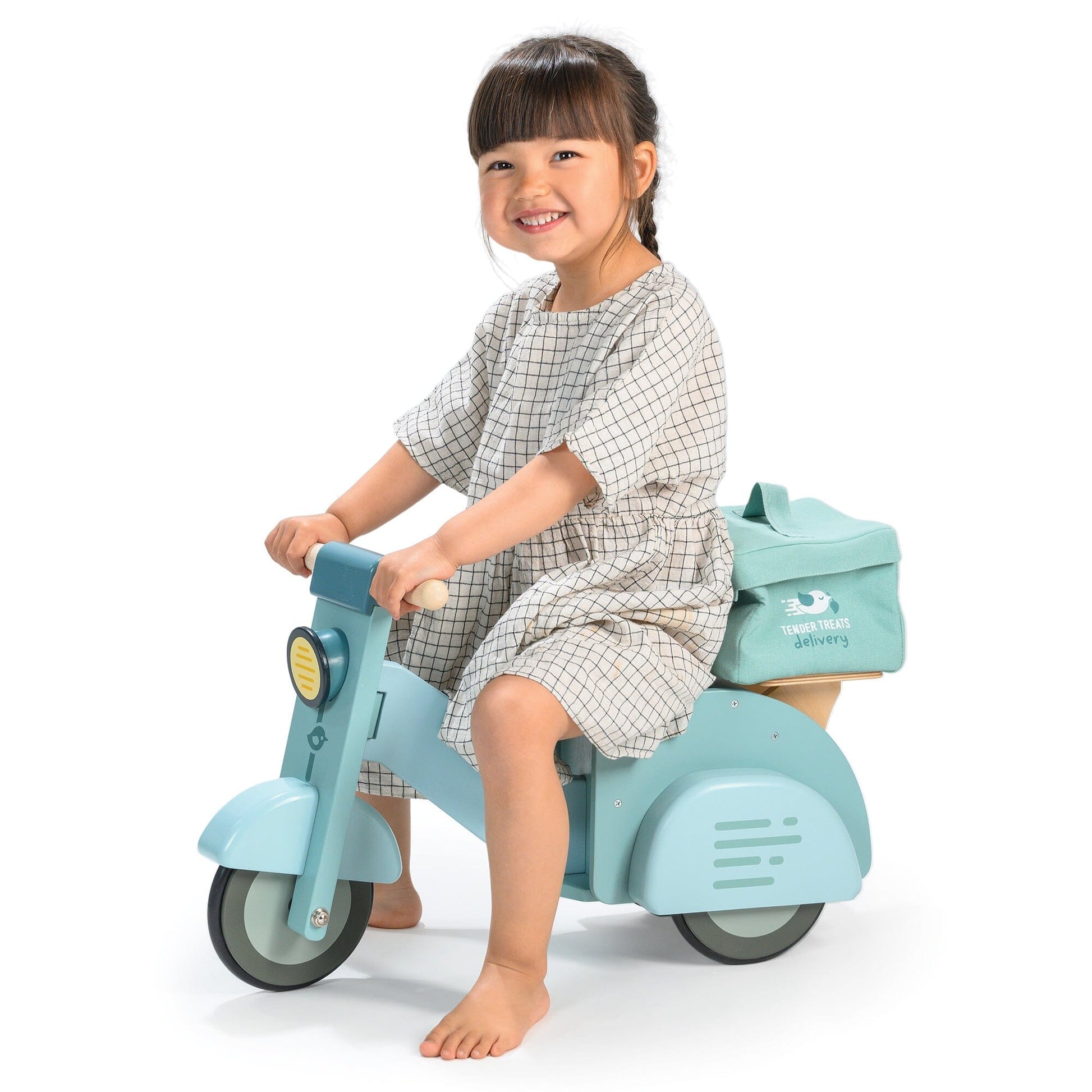 Tender Leaf - Wooden Delivery Scooter