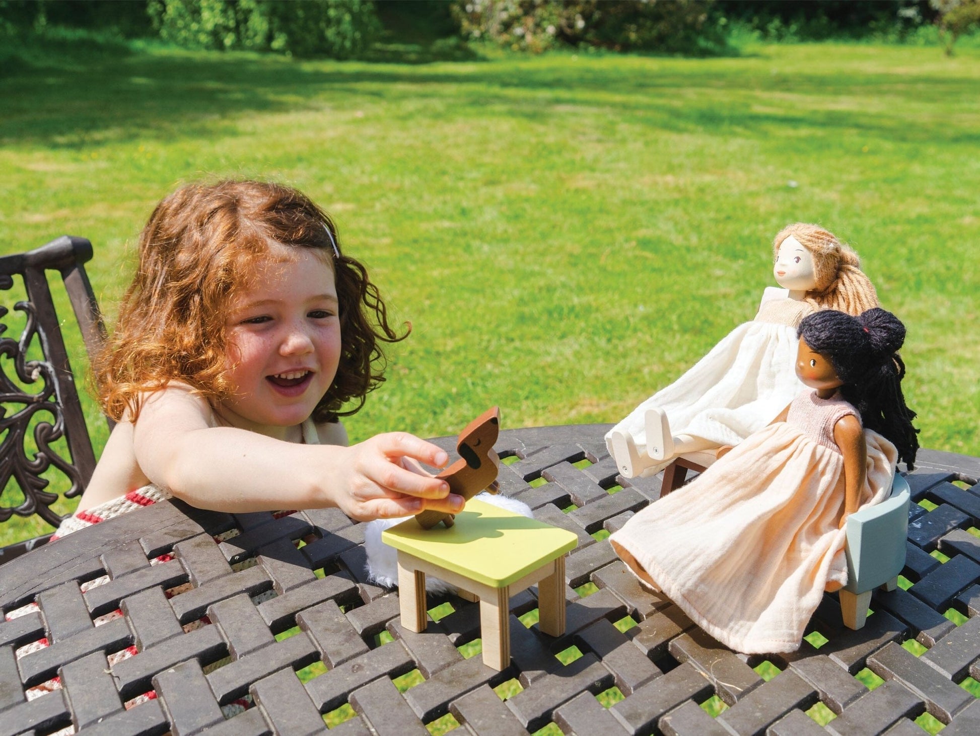 Tender Leaf - Wooden Dollhouse Doll - Fern