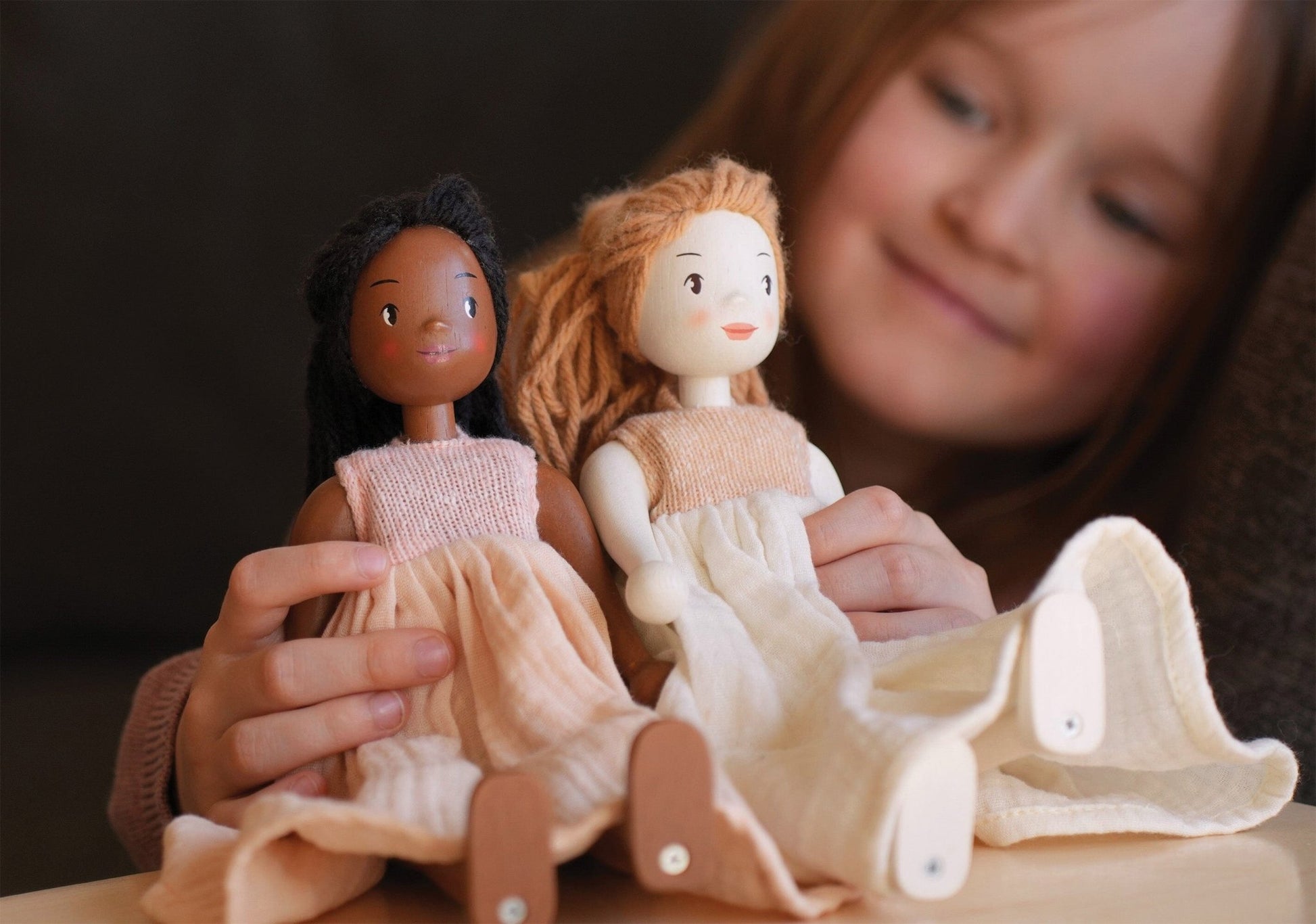 Tender Leaf - Wooden Dollhouse Doll - Fern