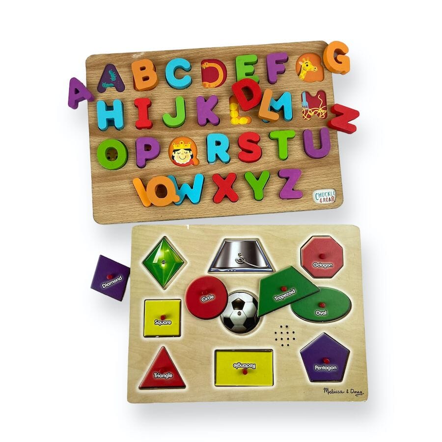 Wooden Learning Puzzles Puzzles 