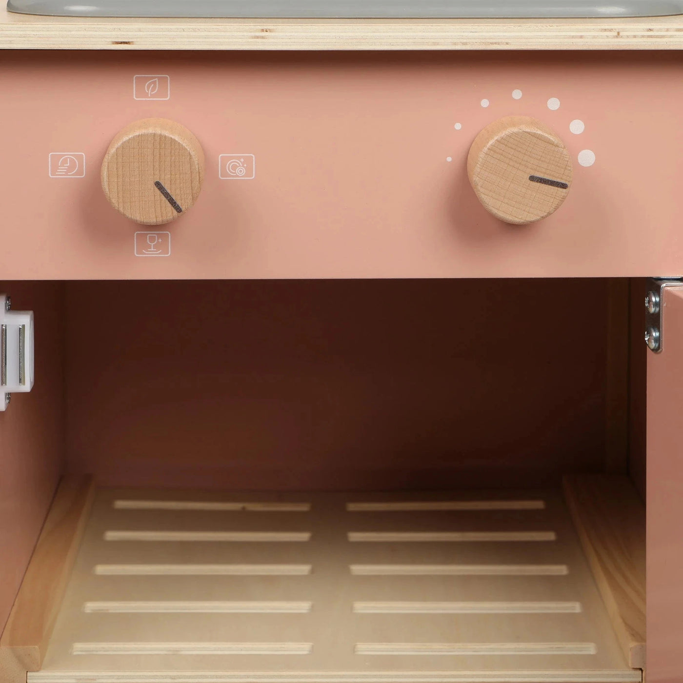 Oven in Wooden Play Kitchen 