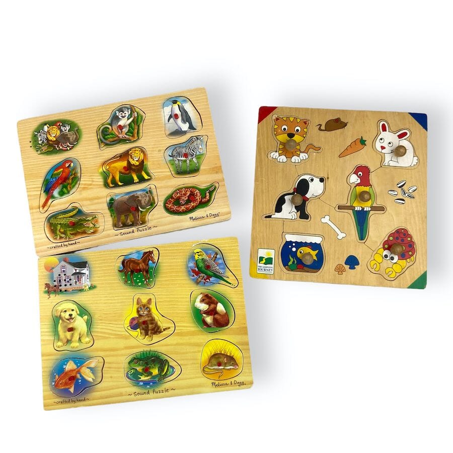 Mixed Brands - Wooden Sound Puzzle Bundle