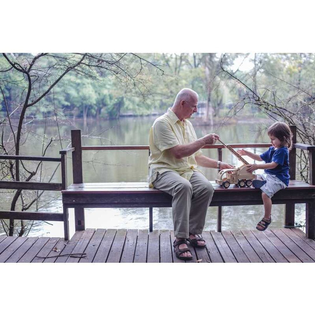 PlanToys USA - Wooden Toy Fire Truckㅤ