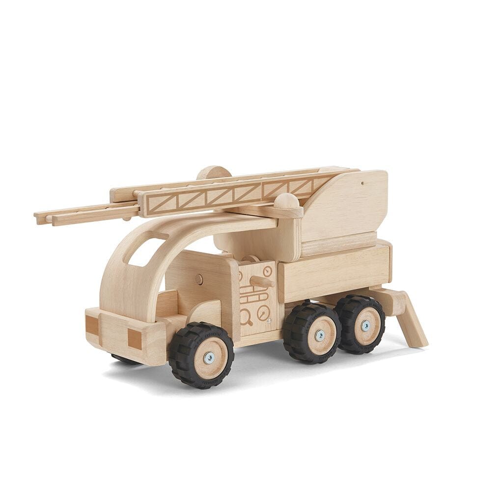 PlanToys USA - Wooden Toy Fire Truckㅤ