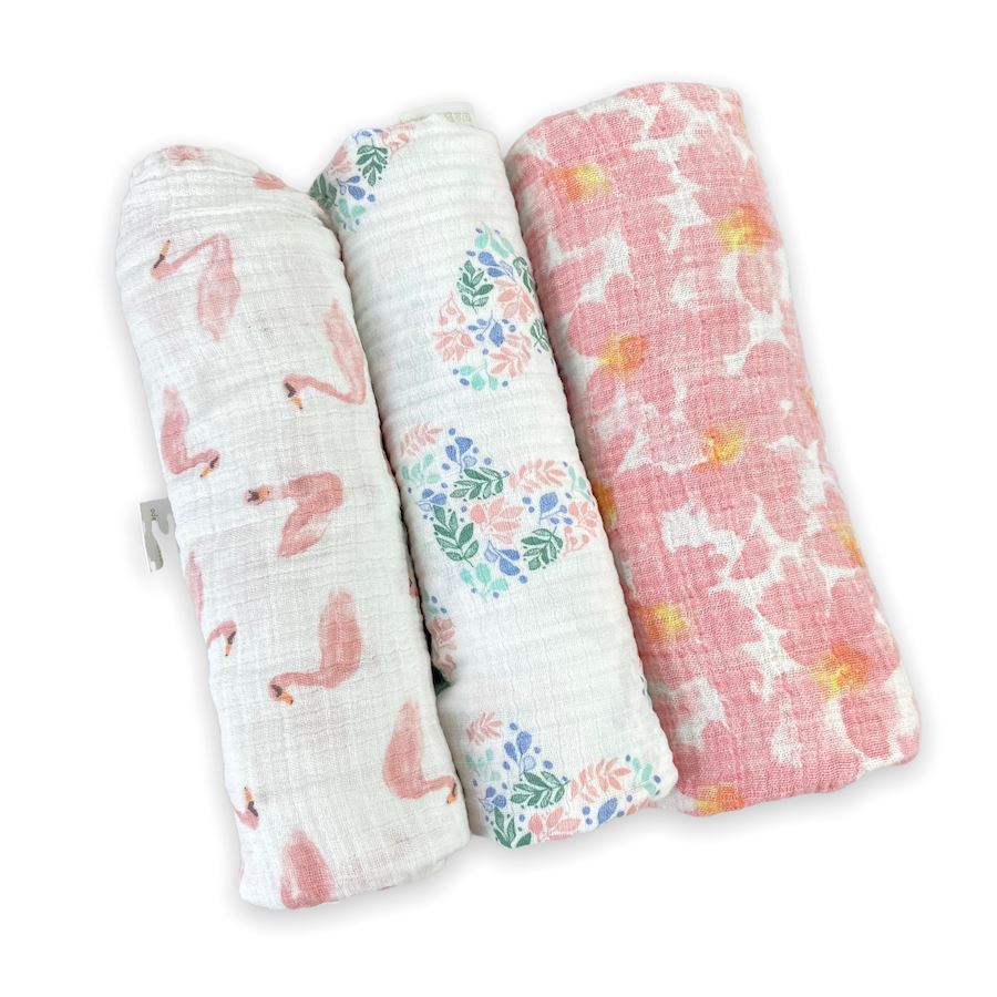 Aden + Anais Classic Swaddles - Pinks 