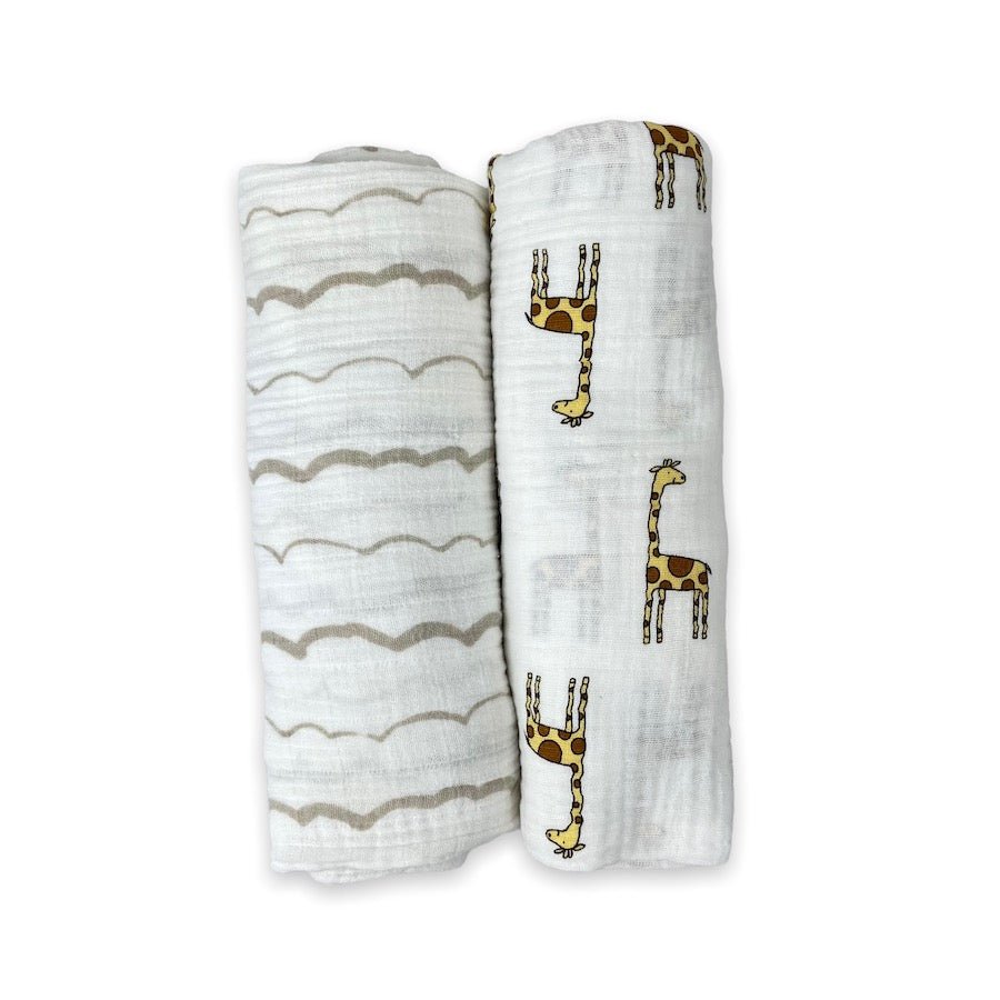 Aden + Anais - Aden + Anais Muslin Swaddles - Giraffe Print