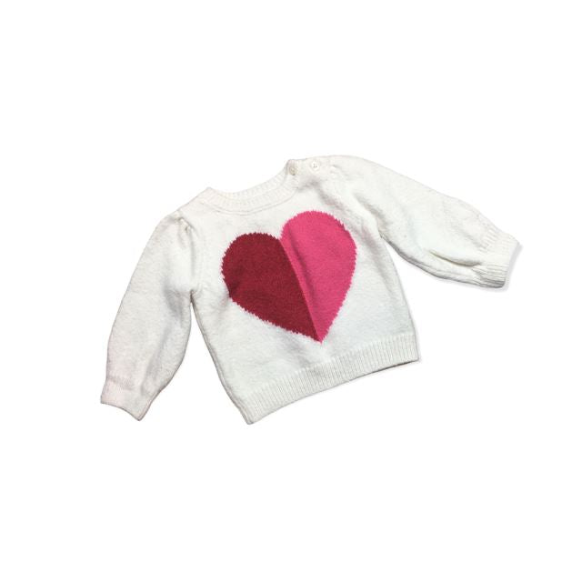 Baby Gap Heart Sweater Size 3-6M Shirts & Tops