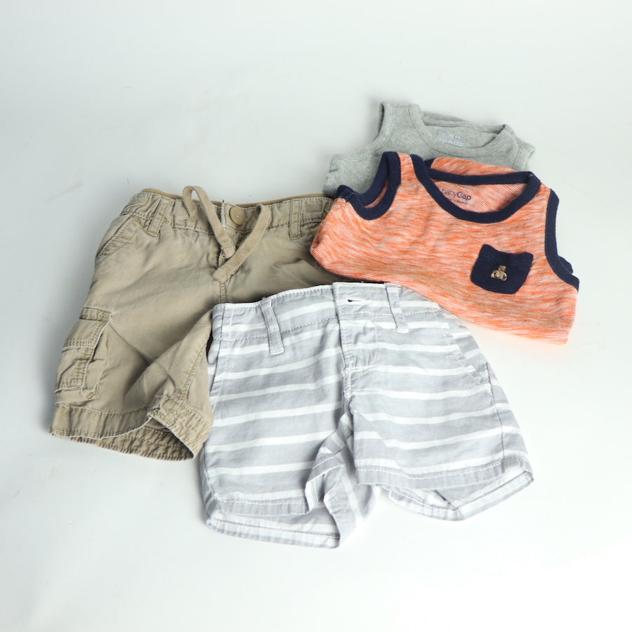 Baby Gap Shorts and Tank Top Set Size 3-6M 