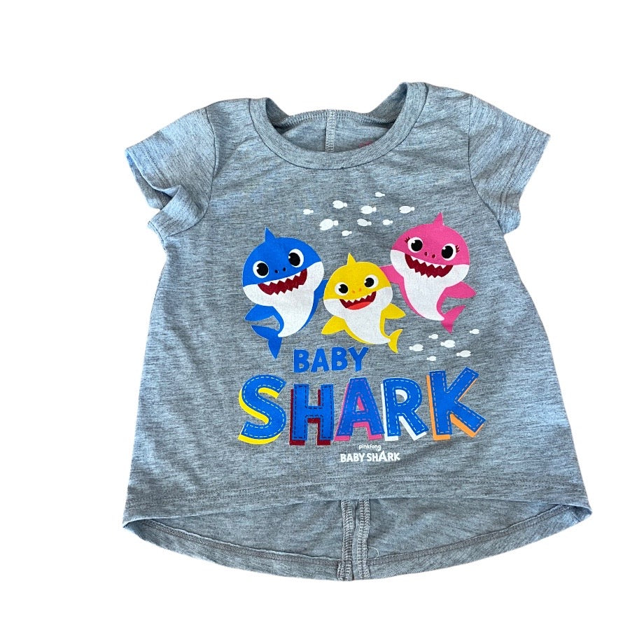 Baby Shark Tee Shirt 2T 