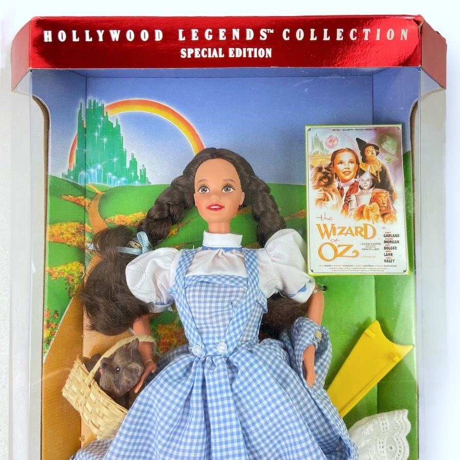 Wizard of Oz Dorothy Barbie package CU