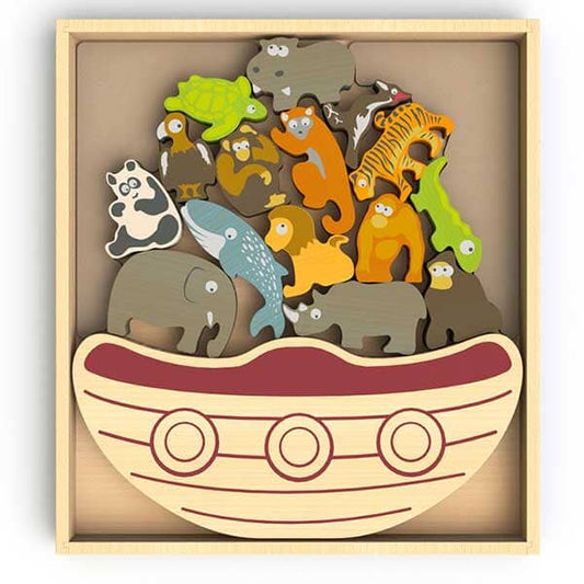 Begin Again - Begin Again Balance Boat Endangered Animals Game