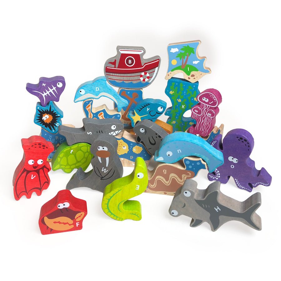 Begin Again - BeginAgain Ocean A - Z Puzzle and Playset