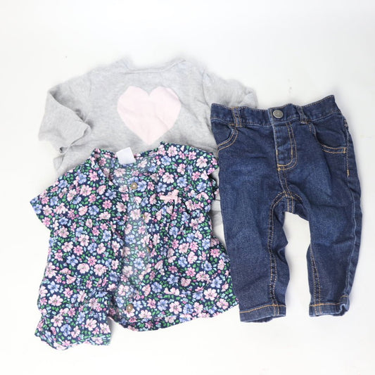 TOYCYCLE - Carter's 3 - pc. Outfit Bundle 6M