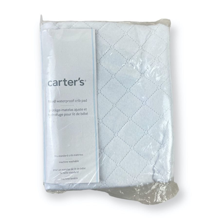 Carter's Fitted Waterproof Crib Mattress Pad Crib & Toddler Bed Accessories 
