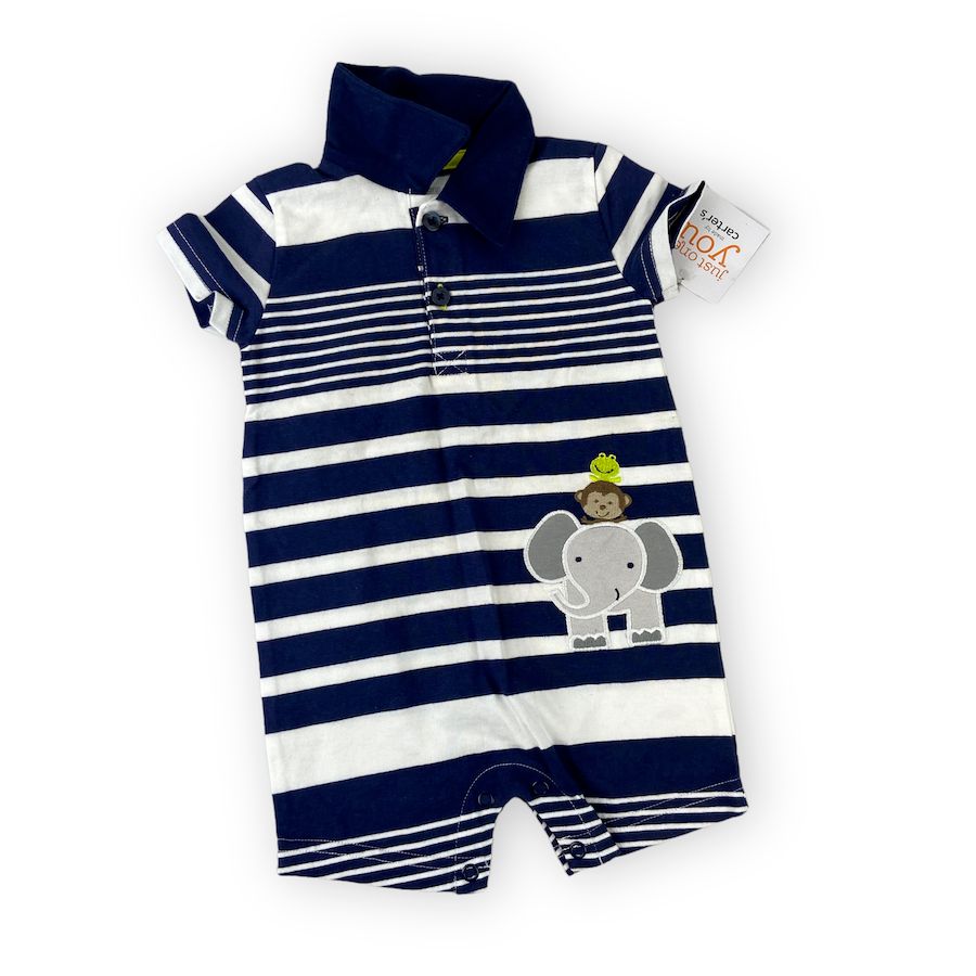 TOYCYCLE - Carter's Navy Romper 6M