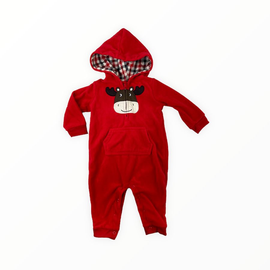 TOYCYCLE - Carter's Red Moose Romper 9M