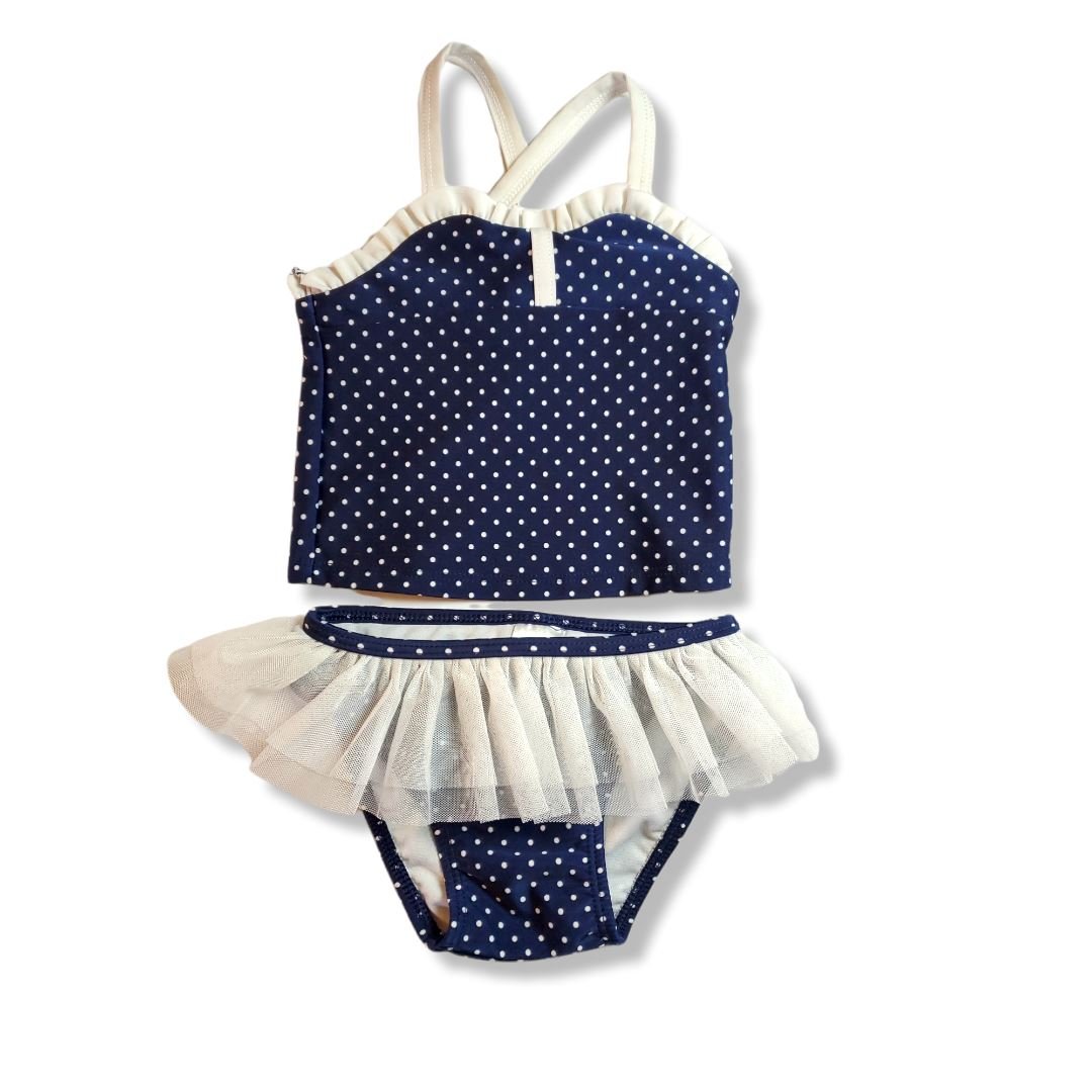 TOYCYCLE - Cat and Jack Polka Dot Bikini Size 12M