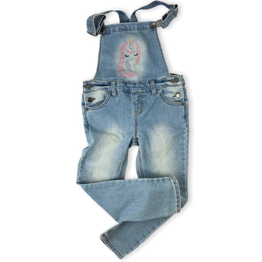 TOYCYCLE - Cat & Jack Unicorn Overalls XS 4 - 5