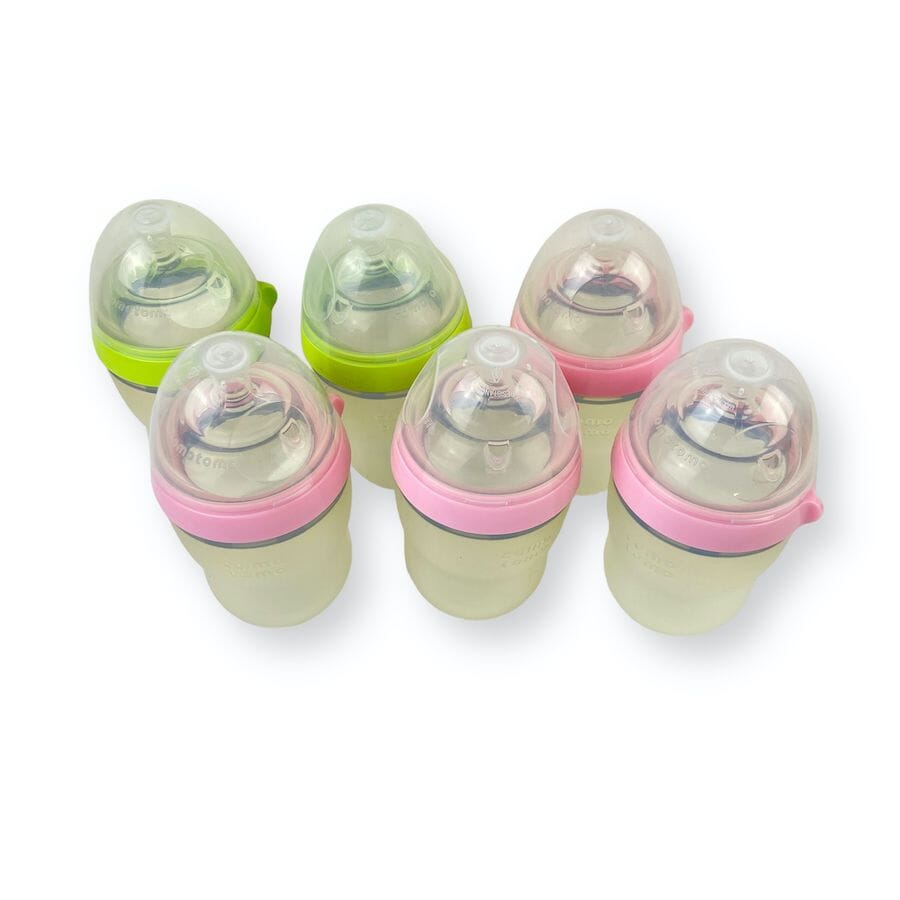 Comotomo Silicone 8-oz Baby Bottle Bundle Nursing & Feeding 