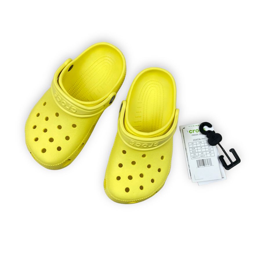 Crocs Classic Clog Yellow Size J1 – TOYCYCLE display picture 1