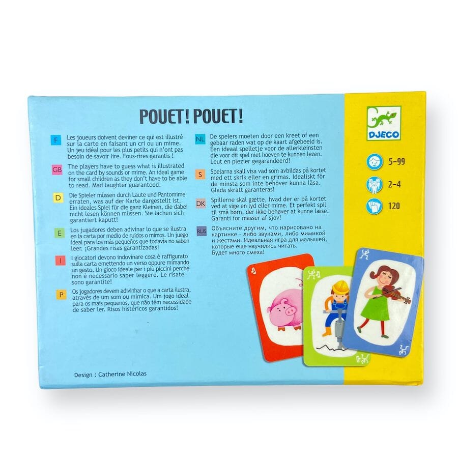 Djeco Pouet! Pouet! Card Game Toys 
