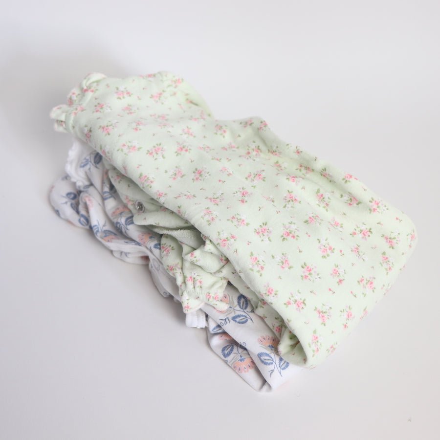 TOYCYCLE - Floral One - Piece Romper Set 0 - 3M