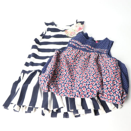 TOYCYCLE - Flowers & Stripes Dress Set Size 5