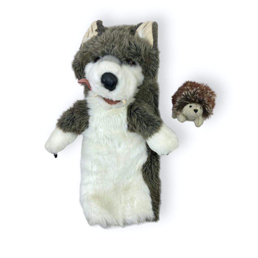 Folkmanis Wolf in Sheep's Clothing Puppet Bundle Toys 