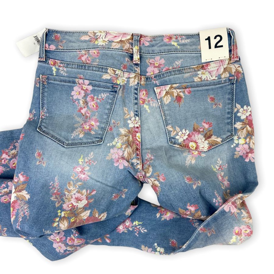TOYCYCLE - Gap Super Stretch Floral Denim Pants 12Y