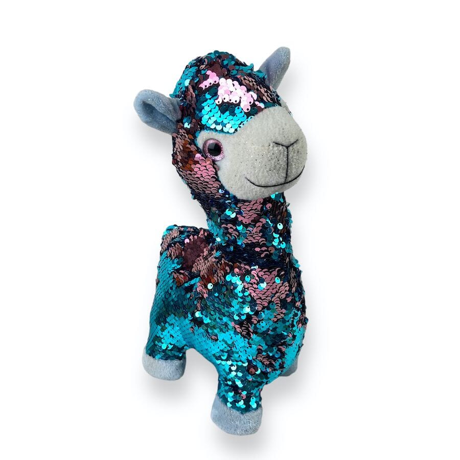 Glitzies Sequined Plush Alpaca Doll Toys 