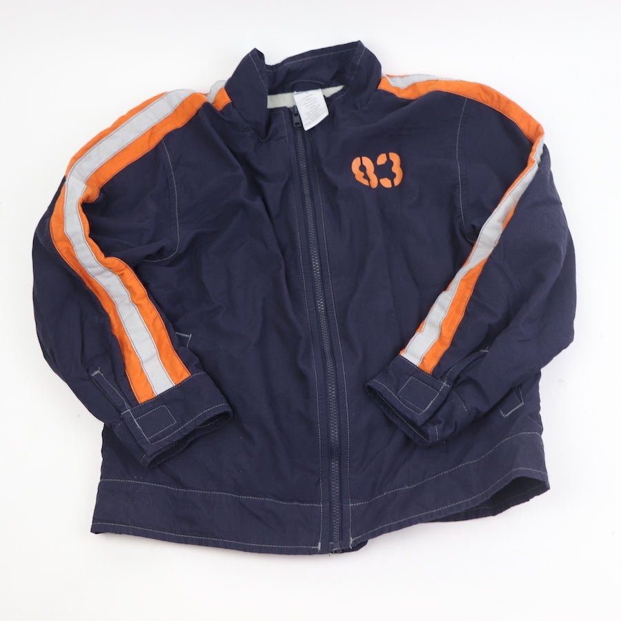 TOYCYCLE - Gymboree Jacket - Navy & Orange 5Y