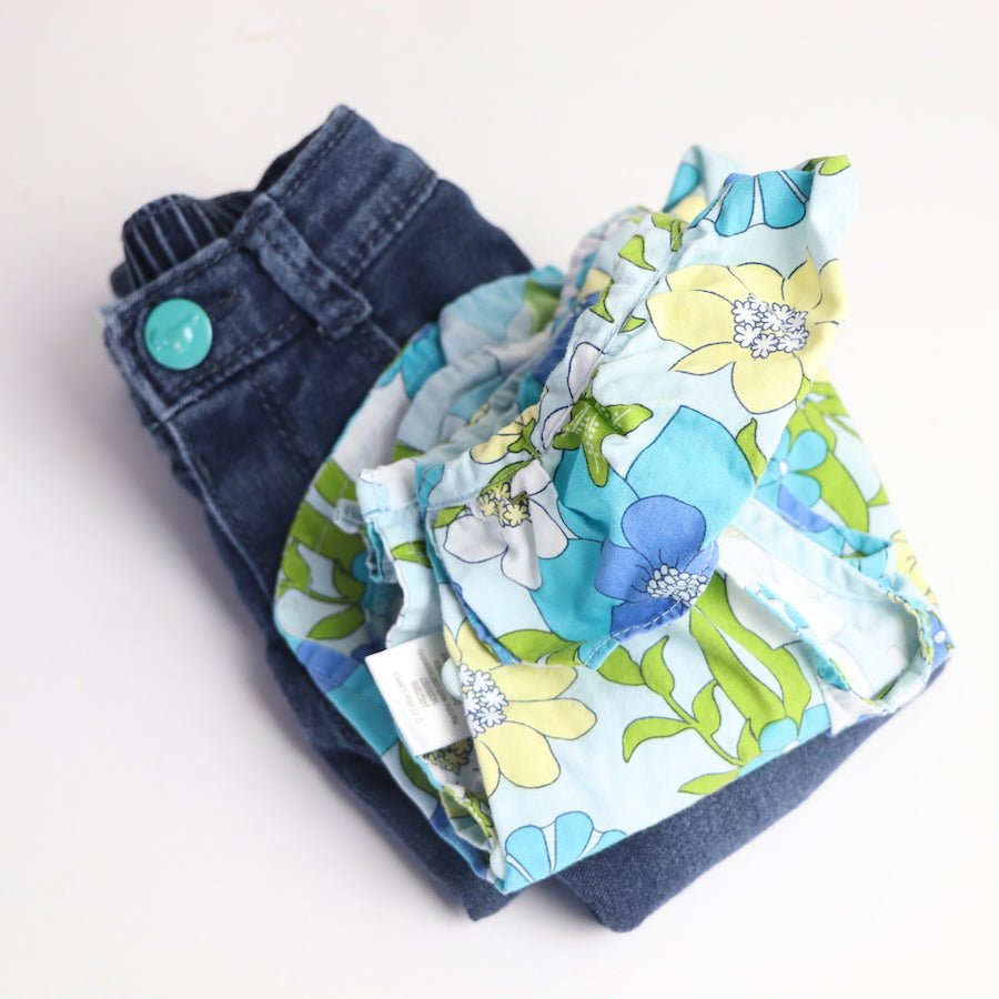 TOYCYCLE - Gymboree Jeans and Tank Set Size 12 - 18M