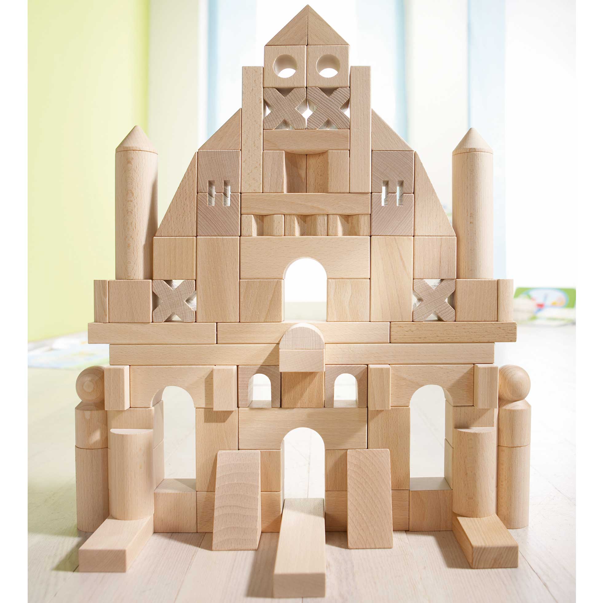 HABA Basic Building Blocks 102-Pc Wooden Starter Set – TOYCYCLE