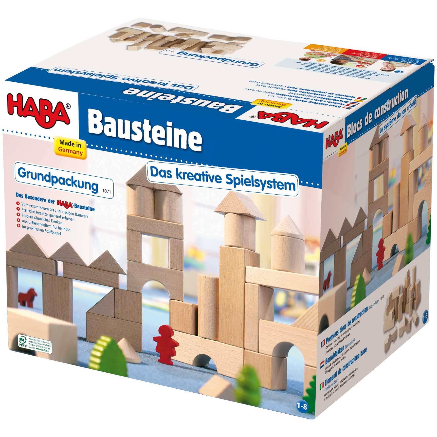 HABA USA - HABA Basic Building Blocks 26 - Pc Starter Set