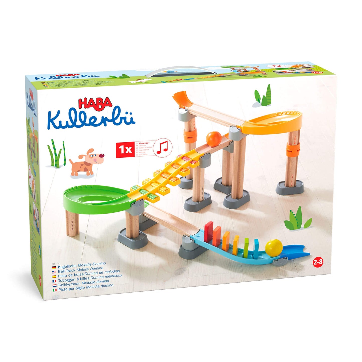HABA USA - HABA Kullerbu Melody Dominoes Set