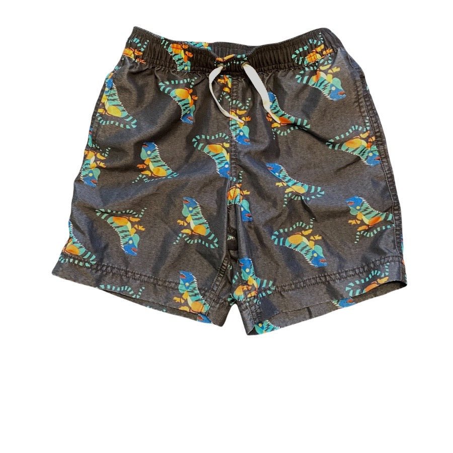 TOYCYCLE - Hanna Andersson Black Iguana Swim Shorts 6 - 7 Y
