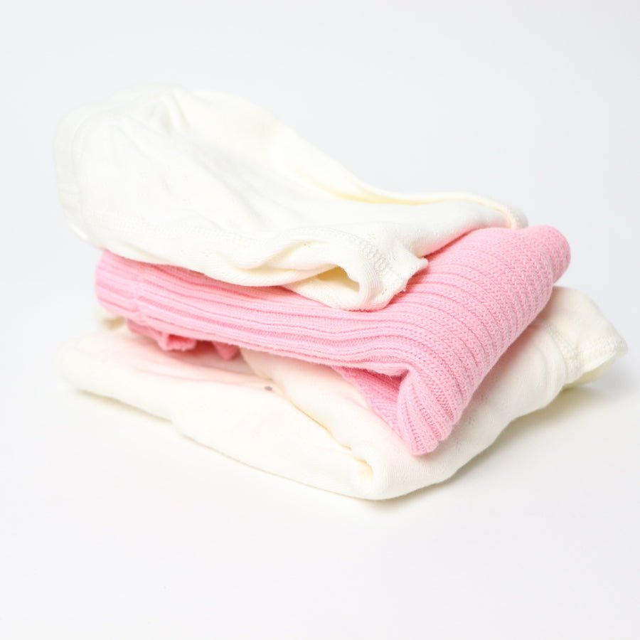 TOYCYCLE - Hanna Andersson Eyelet Outfit & Ribbed Leggings 3 - 6M