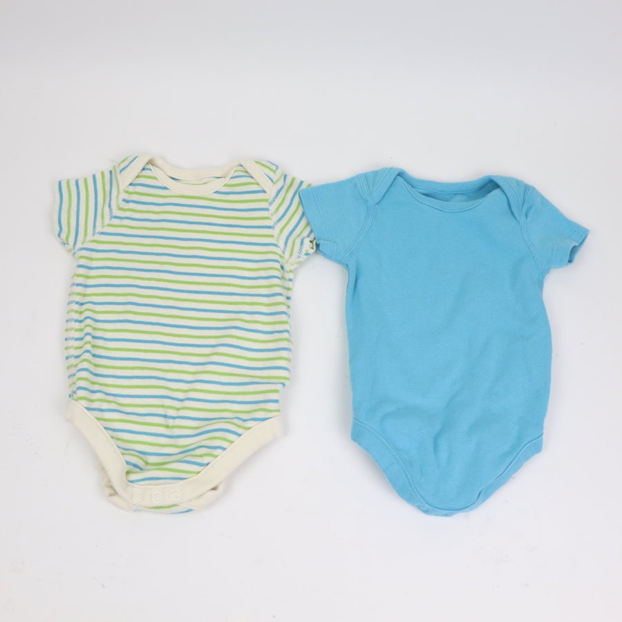 TOYCYCLE - Hanna Andersson Moon & Back Organic Bodysuit Set 0 - 3M
