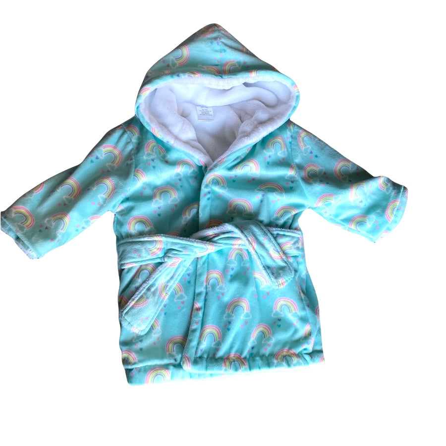 Hooded Baby Robe 0-6M 