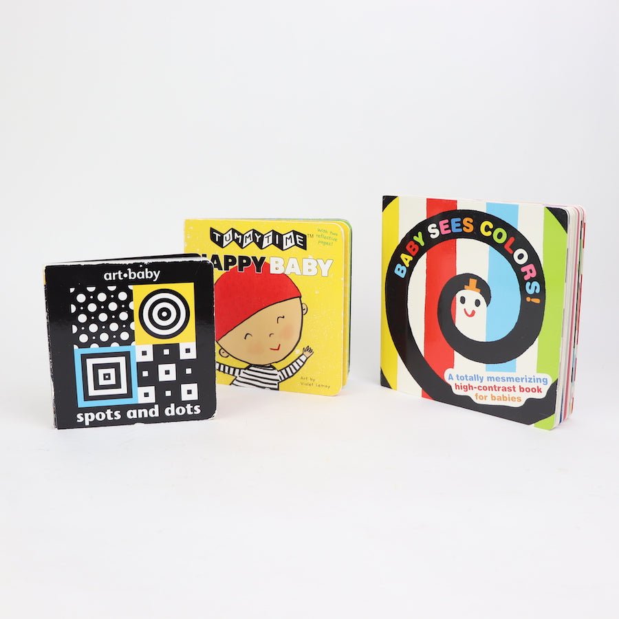 TOYCYCLE - Infant Board Book Set - Baby Sees Colors