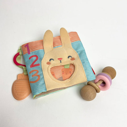 TOYCYCLE - Infant Book and Rattle Bundle