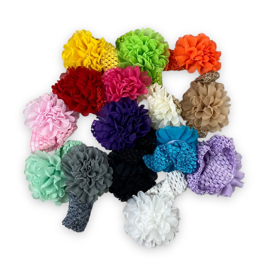 TOYCYCLE - Infant Floral Headband Bundle 0 - 12M