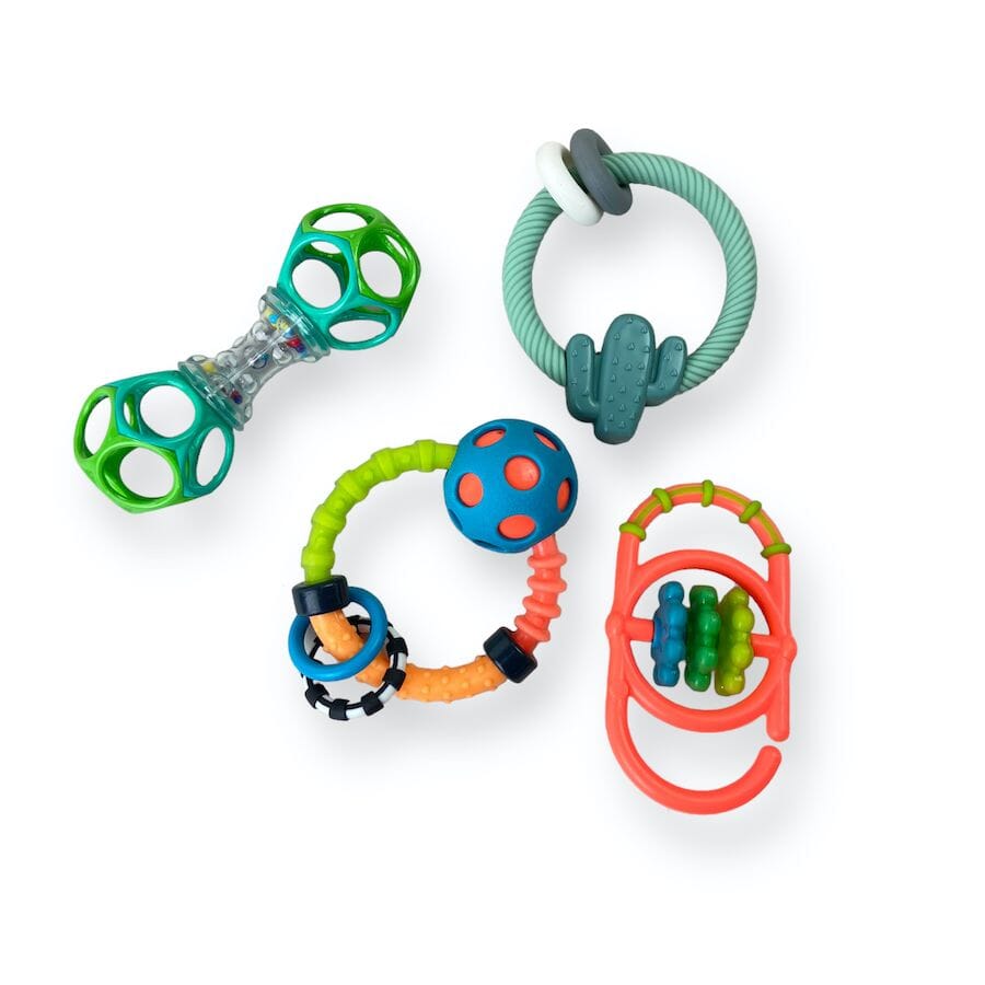 Infant Rattle and Teether Bundle Toys 