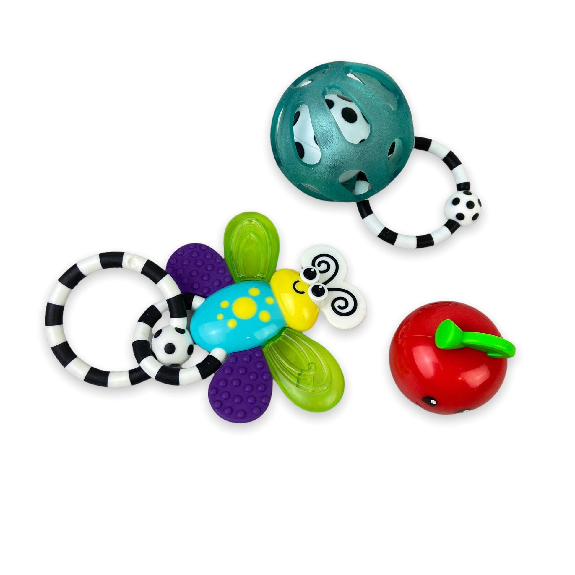 TOYCYCLE - Infant Rattle & Teether Bundle