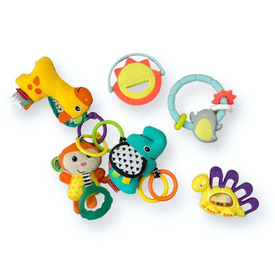 Mixed Brands - Infant Rattle Teether Bundle