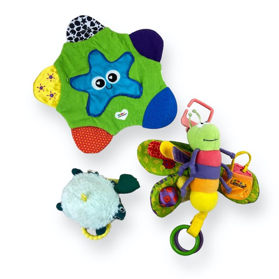 Infant Sensory Toy Bundle with Teethers Toys 